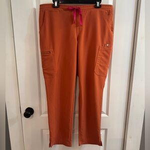 Figs Yola Skinny Scrub Pants Terracotta XL